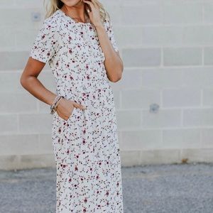 Floral midi dress
